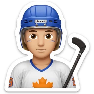 hockey player sticker