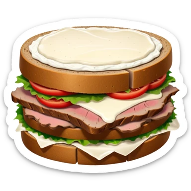roast beef sandwich sticker