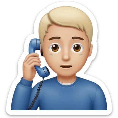 picking up a call that has its signal mixed sticker