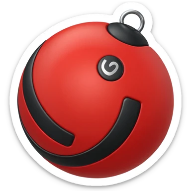 Pull-ball with MB written in the circle in on it sticker