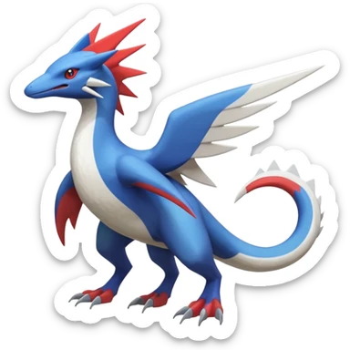 Silvally-Nargacuga-Latios-Latias-Salandit-Pokémon-Fakémon-fusion-animal-hybrid-creature sticker