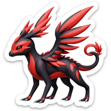 Meloetta-Nargacuga-Yveltal-Pokémon-Fakémon-creature sticker