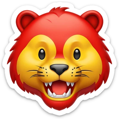 Sign with words that say rawr sticker