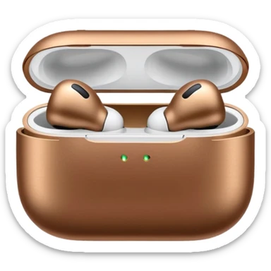 Airpods max brown color sticker