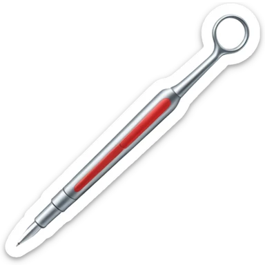 create medical scalpel sticker