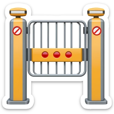 automatic barrier, gate, lifting gate, gates sticker