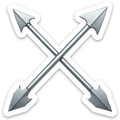 Arrow symbol sticker