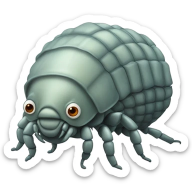 I Love isopod  sticker