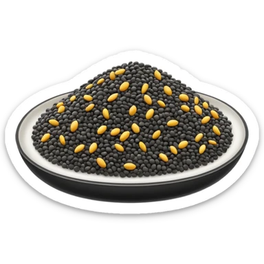 Semi di chia sparpagliati sticker