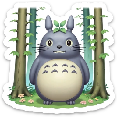 Ghibli My Neighbor sticker