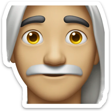 Heart eyes with drool  sticker