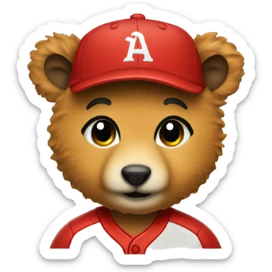 red baseball uniform with quokka sticker