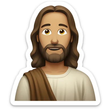 jesus christ pray sticker