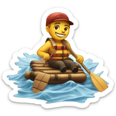 on a raft, four by four, animal style, extra shingles with a shimmy and a squeeze, light axle grease, make it cry, burn it, and let it swim. sticker