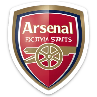 Arsenal football badge sticker
