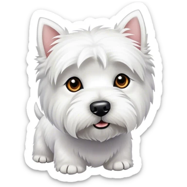west highland white terrier sticker