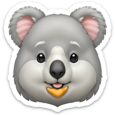 Haz a un samoyedo con mezcla un koala sticker