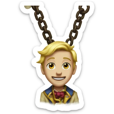 Undexiundusmillion Grounding Chain In Wonderland sticker