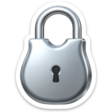 LOCK(WATERDROP SHAPED ）
 sticker