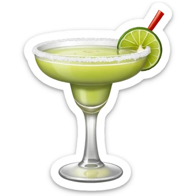 margaritas. one normal and one spicy. NO ICE - normal margarita glass with salt on the rim. one should be just with the margarita and the salt. the spicy one should have a small pepper inside  sticker
