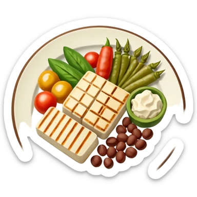 protein vegetarian  sticker