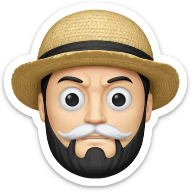 one piece whitebeard emoji sticker