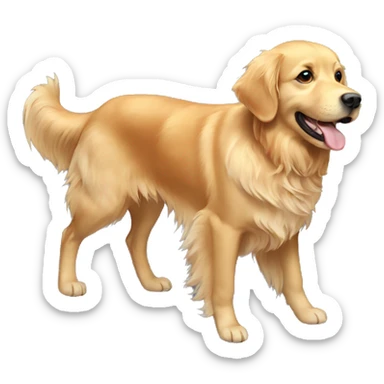 Golden retriever  sticker