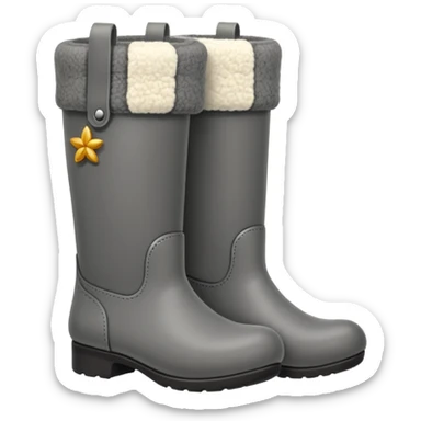 Russian felt boots made entirely of felted wool without soles sticker