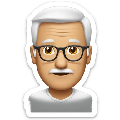 granddad without neck sticker