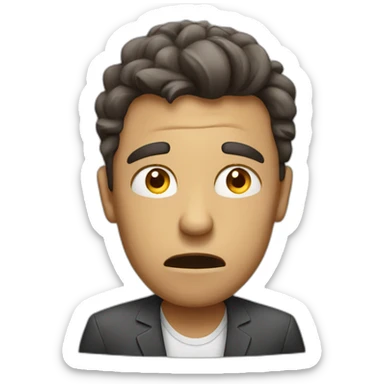 Stressed entrepreneur  sticker