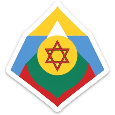 Can you make an emoji of the Amazigh flag sticker