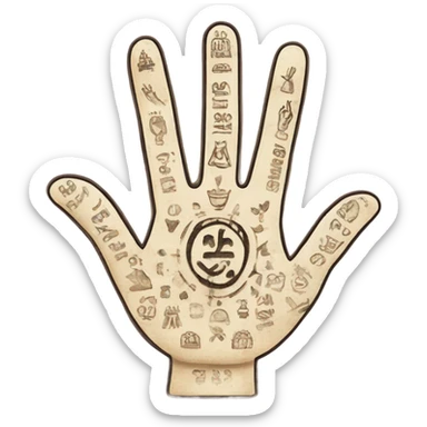 Cero Miedo hand  sticker