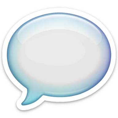 conversation bubble sticker