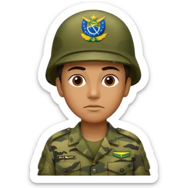 Soldado do Exército Brasileiro sticker