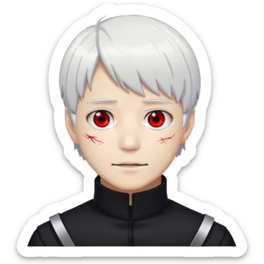 Faça o Ken Kaneki de Tokyo Ghoul sticker