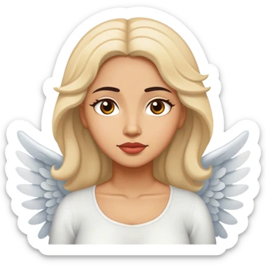 Tall Latino woman Angel  sticker