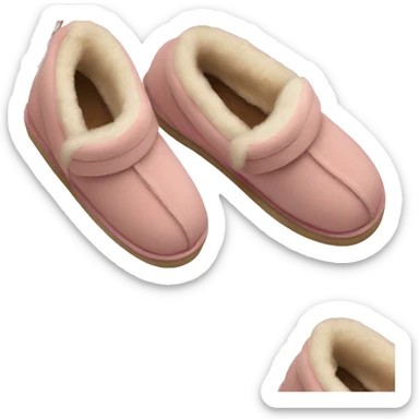 UGG slippers light pink sticker