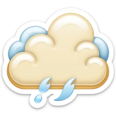 128×128 크기 닉네임 Cream 으로 해서 두꺼운 글씨체 폰트 사용해서 안에 구름 처럼 색상 넣어주고 꾸며줘 sticker