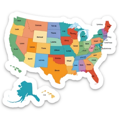 united states sticker