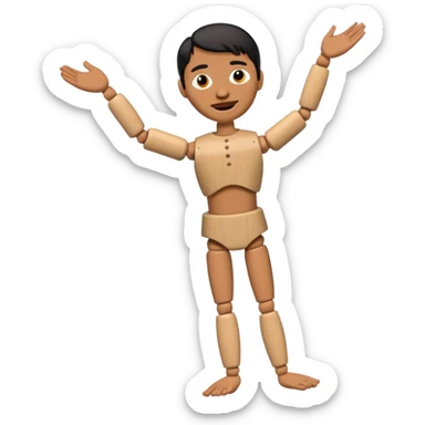 Icon for Puppet Theater: a puppet body sticker