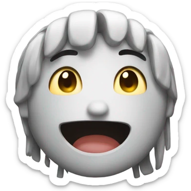 happy cry emoji  sticker