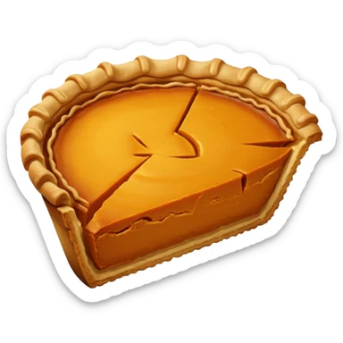 pumpkin pie sticker