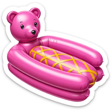  paris SPAM meat jeff koons style inflatable sculpture art  sticker