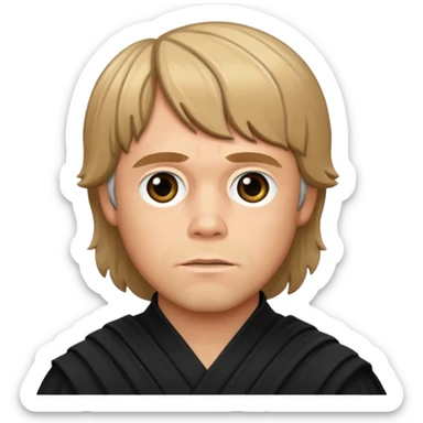 Luke skywalker sticker