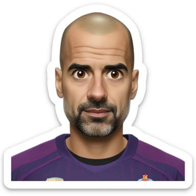 pep guardiola sith lord sticker