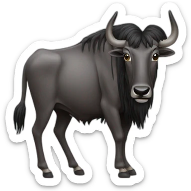 Wildebeest  sticker