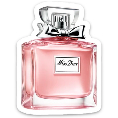 light pink Miss Dior parfume sticker