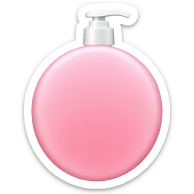 Light pink shower gel sticker
