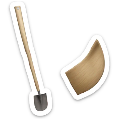 American Shovel flag sticker