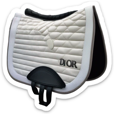 Dior saddle pad dressage  sticker